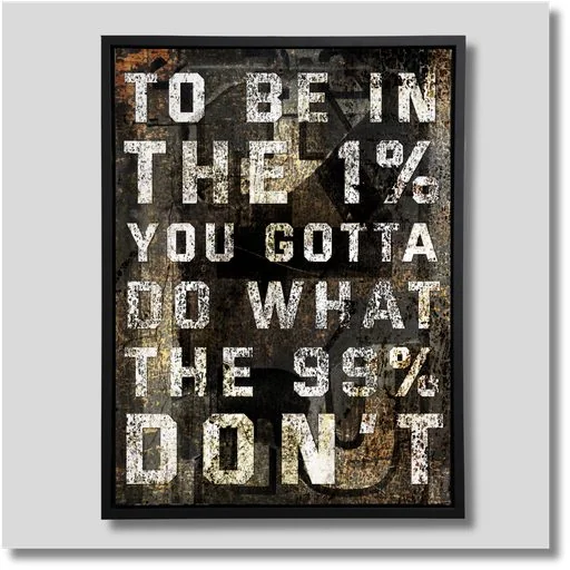 Be the 1%