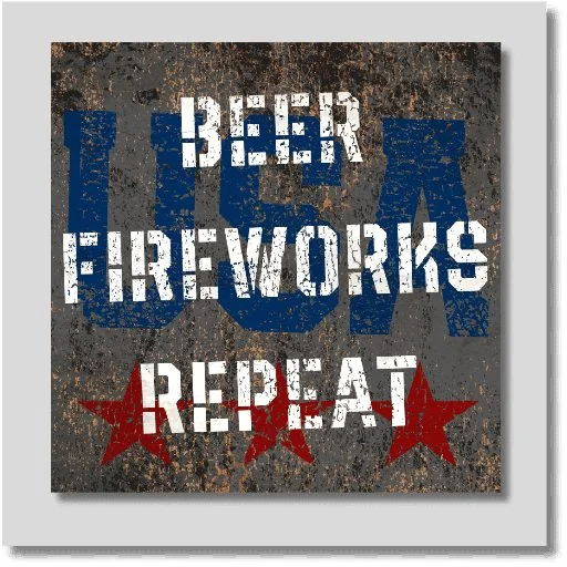 Beer Fireworks Repeat