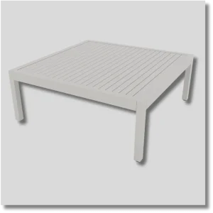 Pelican Oversized Coffee Table with Aluminum Top