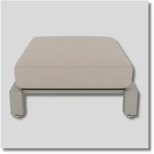 Pelican Oversized Ottoman
