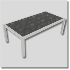 Pelican Dining Table with Sintered Stone Top custom outdoor furniture