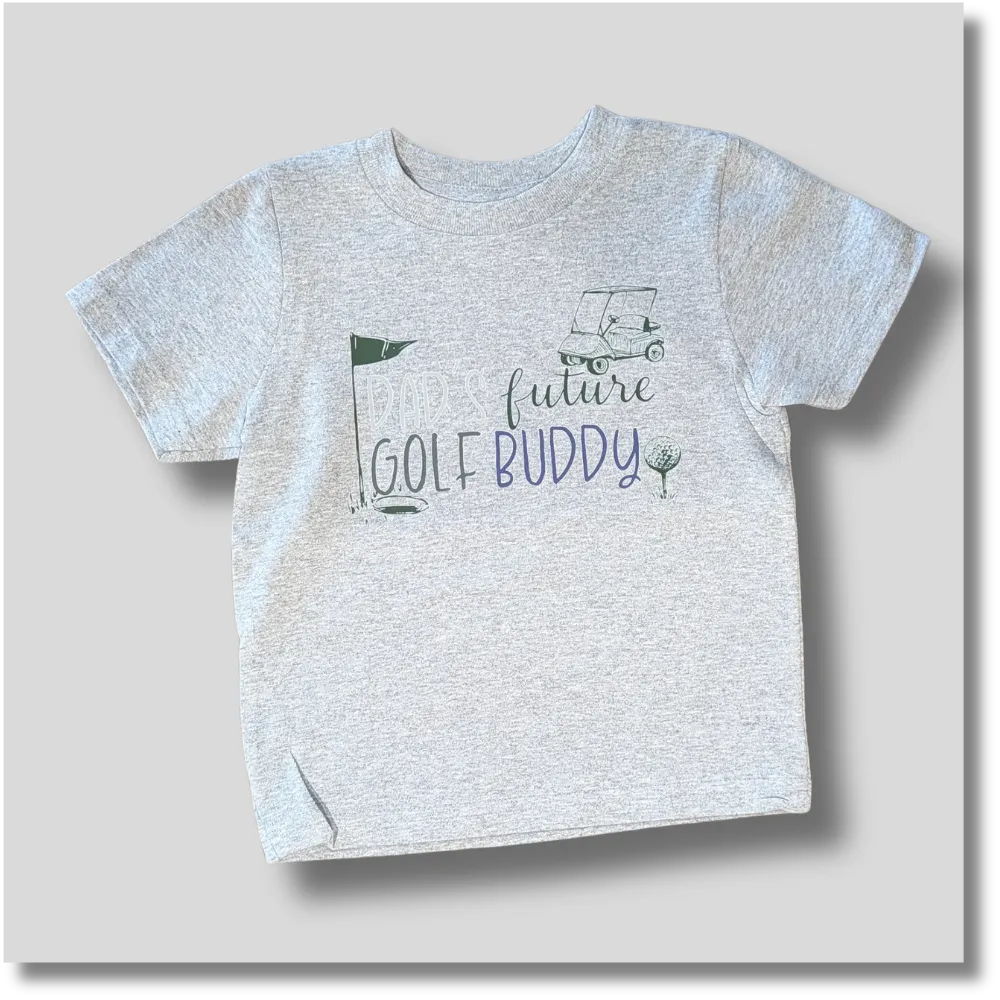 Dad's Future Golf Buddy Graphic Youth T-Shirt