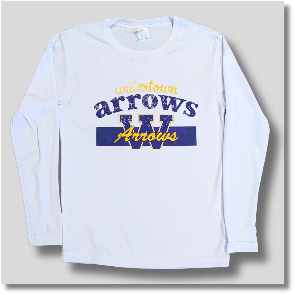 Watertown Arrows Graphic Long Sleeve Performance T-Shirt