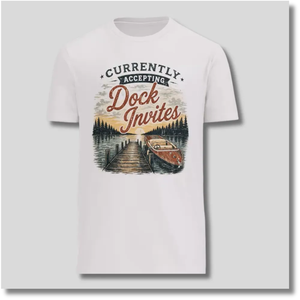 Accepting Dock Invites Graphic T-Shirt