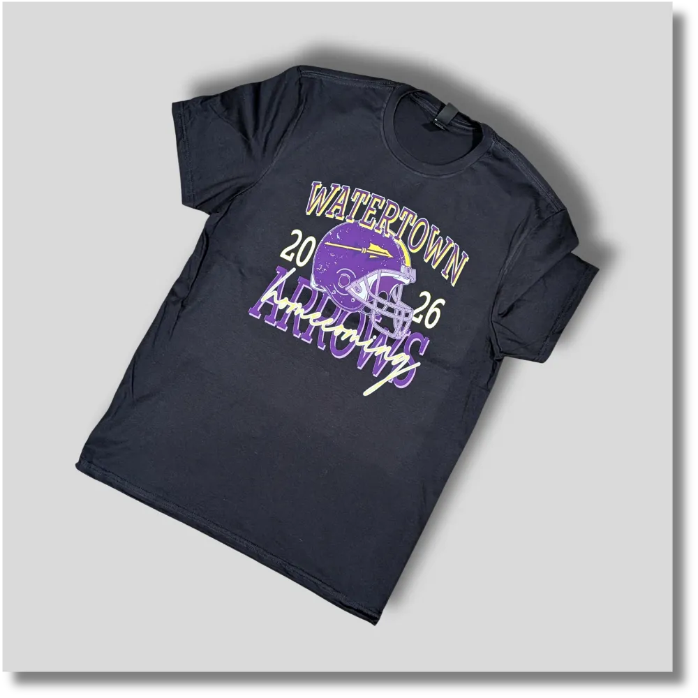 2026 Watertown Arrows Helmet Heritage Graphic T-Shirt